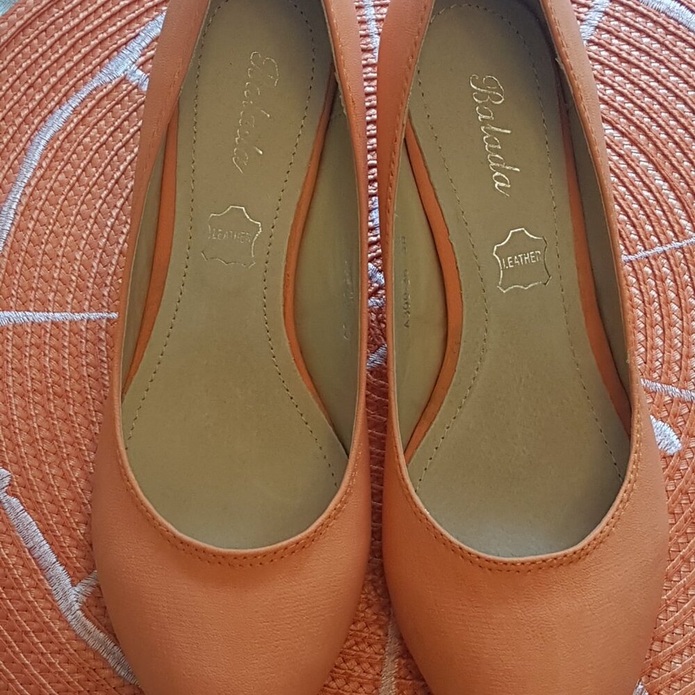 Wedge, platform leather shoes